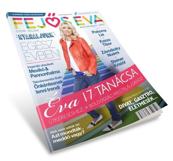 Fejős Éva-rajongók figyelem: életmódmagazint indít az írónő 