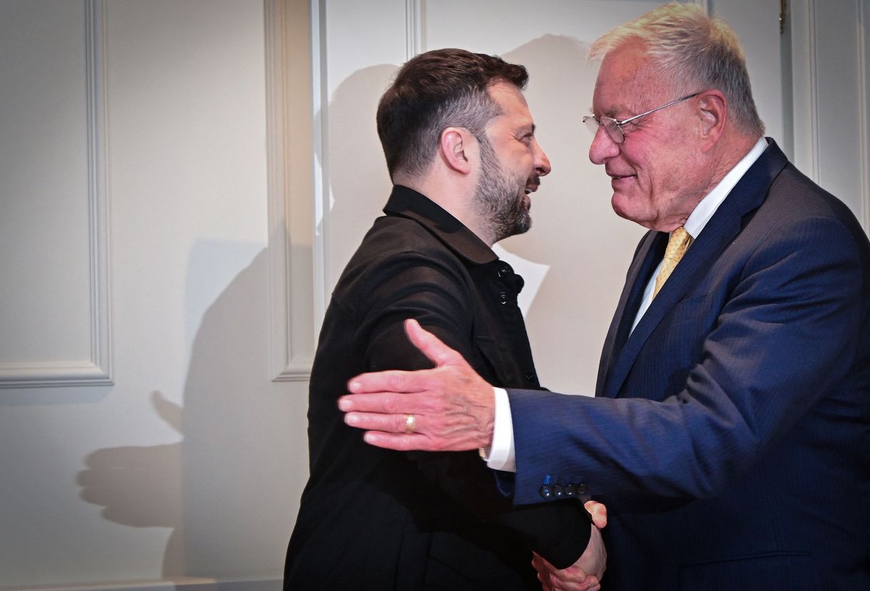 Volodimir Zelenszkij ukrán elnök Rómában találkozott az amerikai elnök különmegbízottjával
