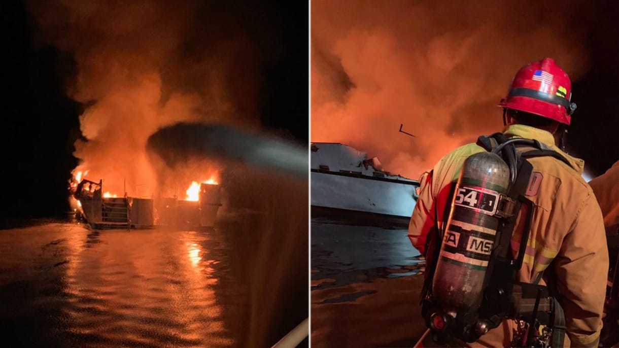 25 holttestet találtak meg a kirándulóhajón kiütött tűz után