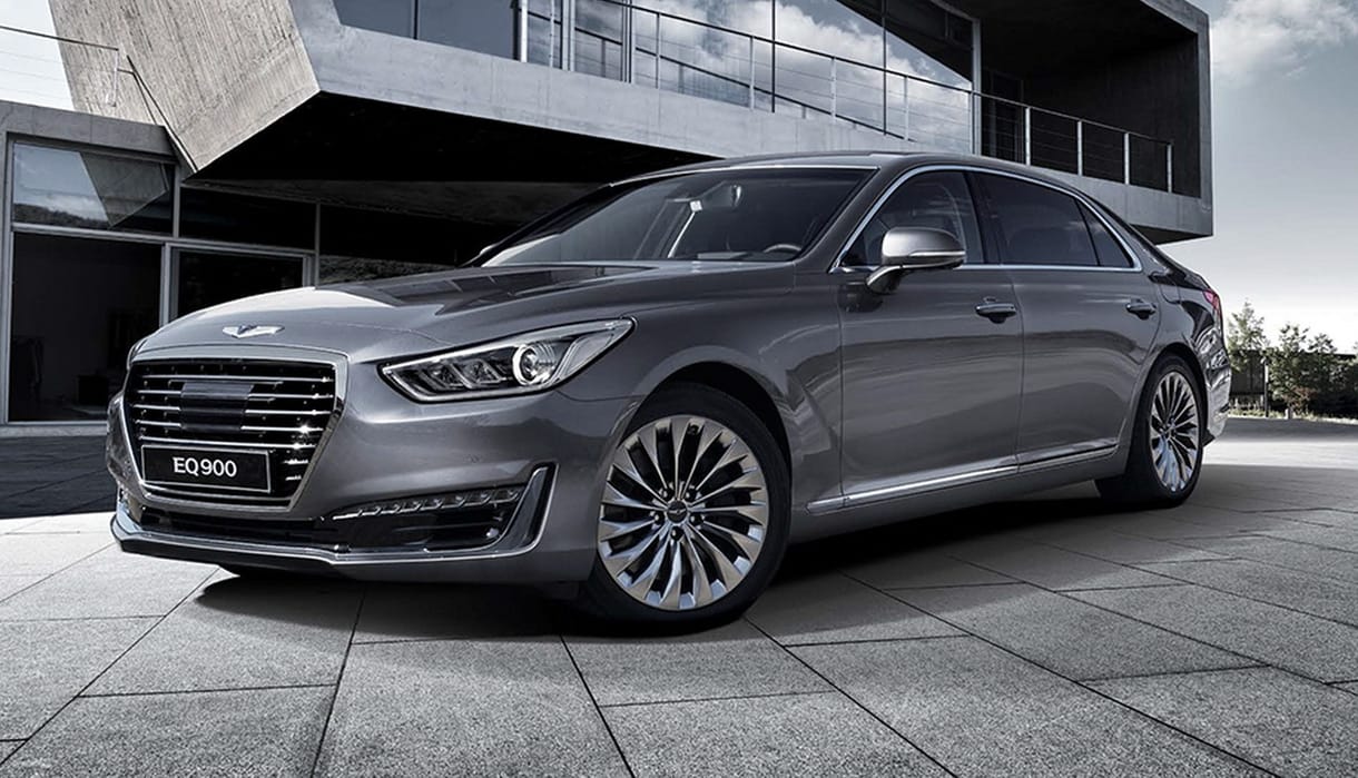 Egy jókora menedzserautóval debütált a Hyundai önálló luxusmárkája