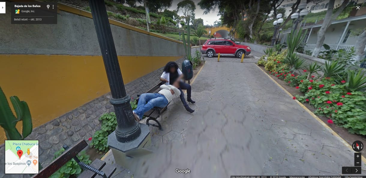 A Google Street View-t böngészve fedezte fel a férj, hogy felesége megcsalja