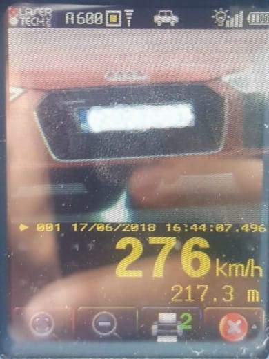 Megdőlt a román sebességrekord, 276 km/h-nál fotózták le a rendőrök az Audi R8-ast