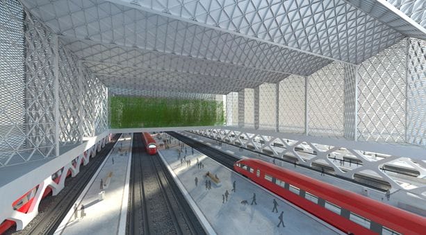 Hipermodern lehet az új Nyugati pályaudvar - képek!
