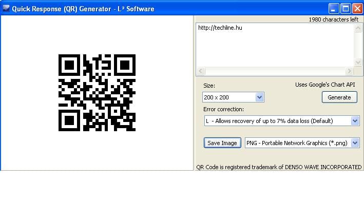 Egy egyszerűen kezelhető, hordozható, ingyenes QR kód generátor