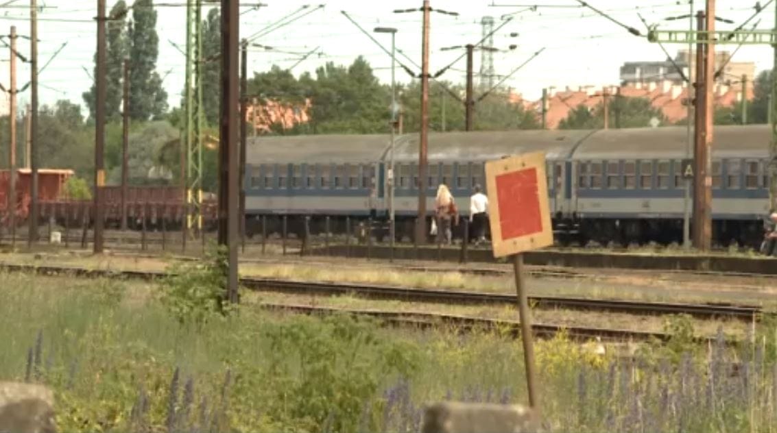 Eltévedt egy vonat Budapesten