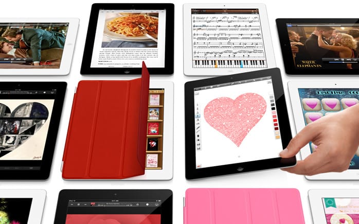 Valentin-napi ajándék geek csajoknak: egyedileg gravírozott iPad 2