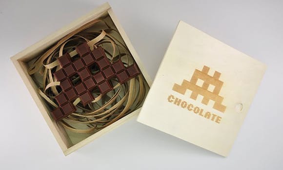 Frappáns ajándék: Space Invader csoki karácsonyra