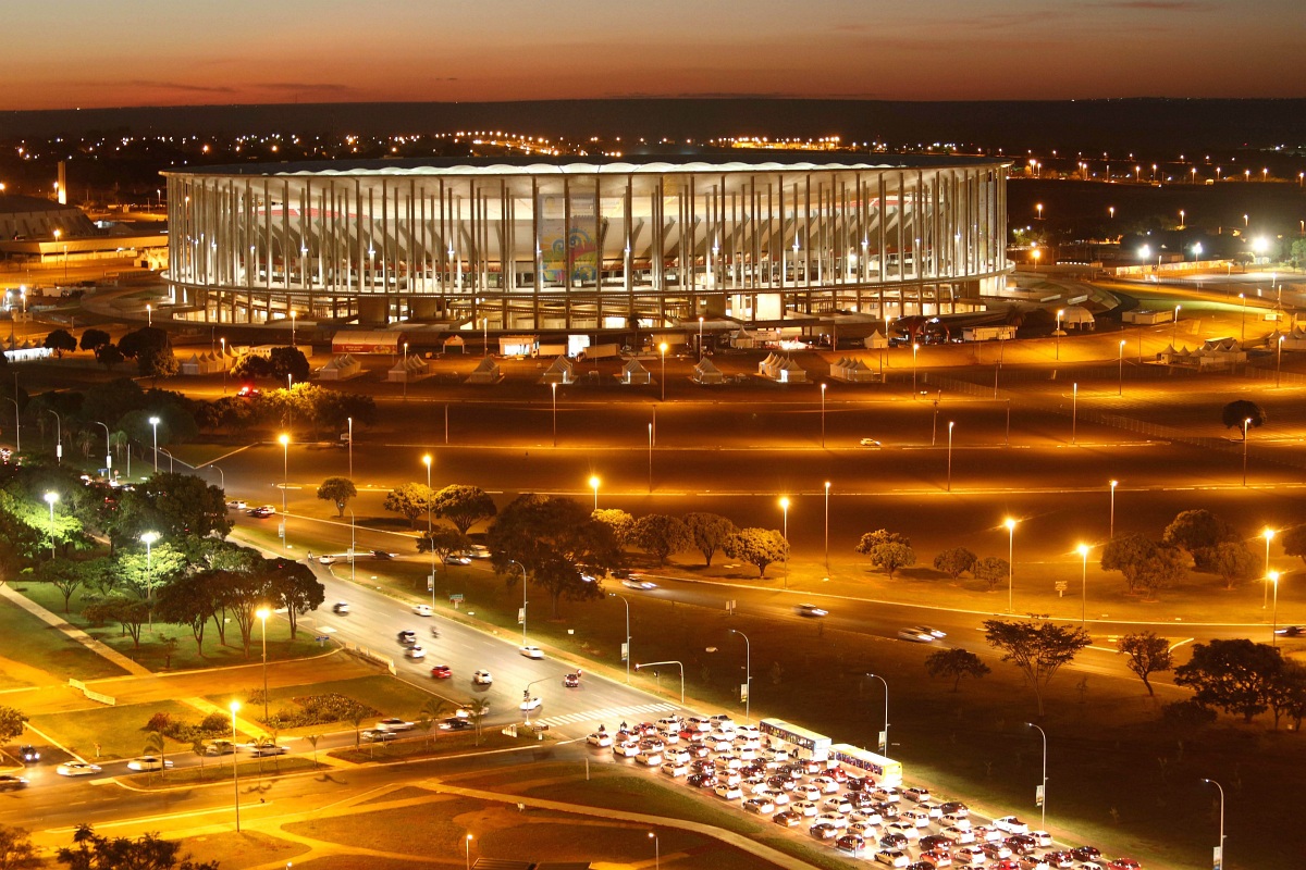 Fotó: íme az egyik vb-stadion és az éjszaka fényei 