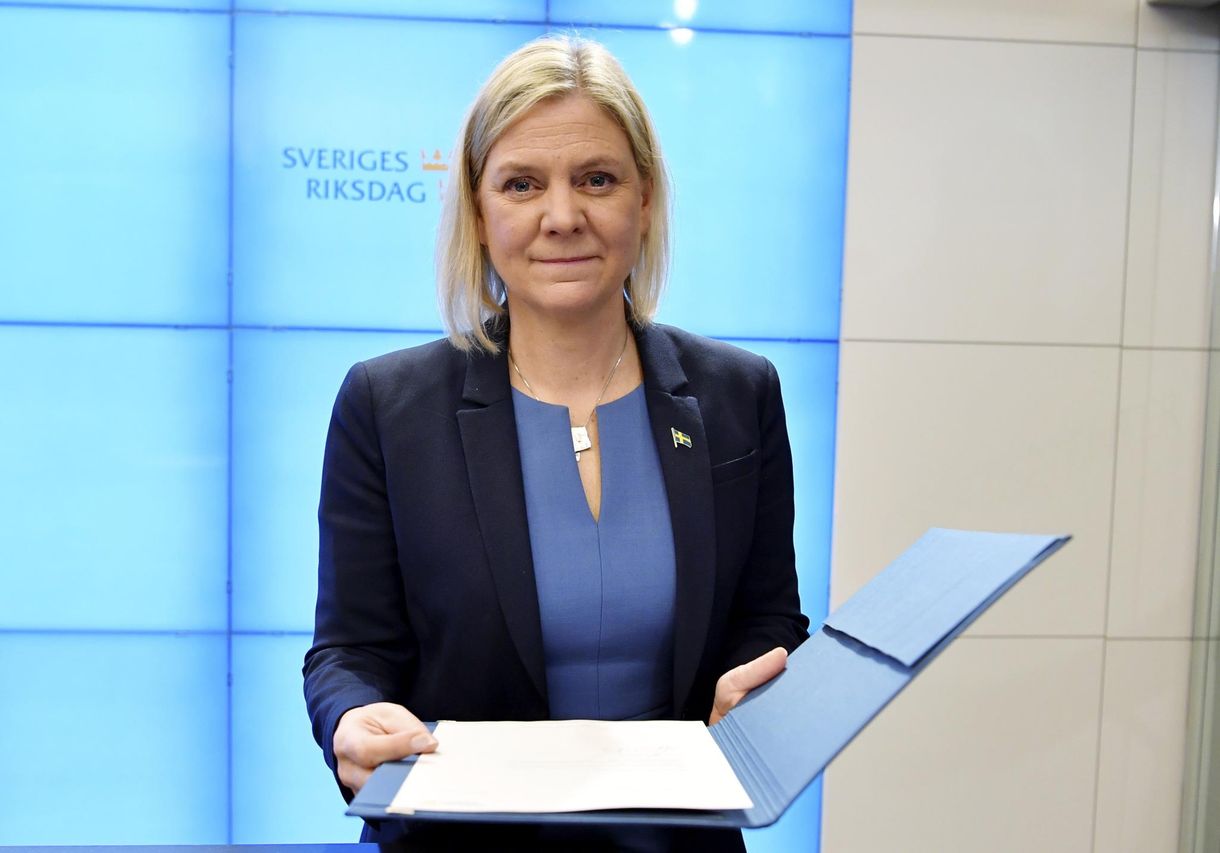 Néhány órával a kinevezése után lemondott Svédország első miniszterelnöknője