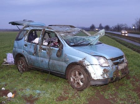 Fotók: nagyot borult egy Suzuki Nagyhalásznál