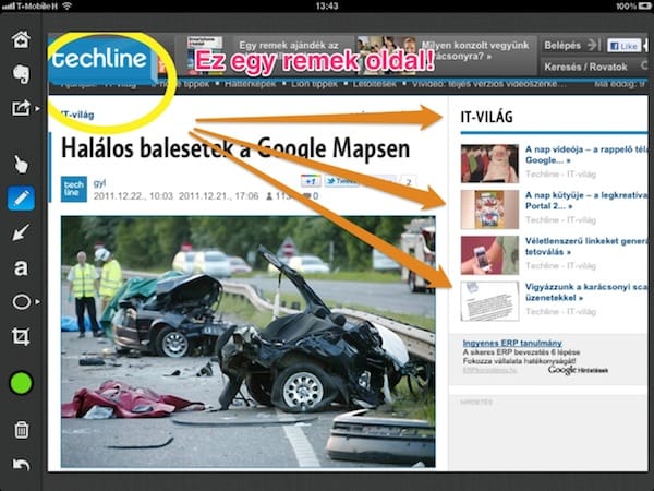 Megérkezett a Skitch az iPadre, ráadásul ingyen [videóval]