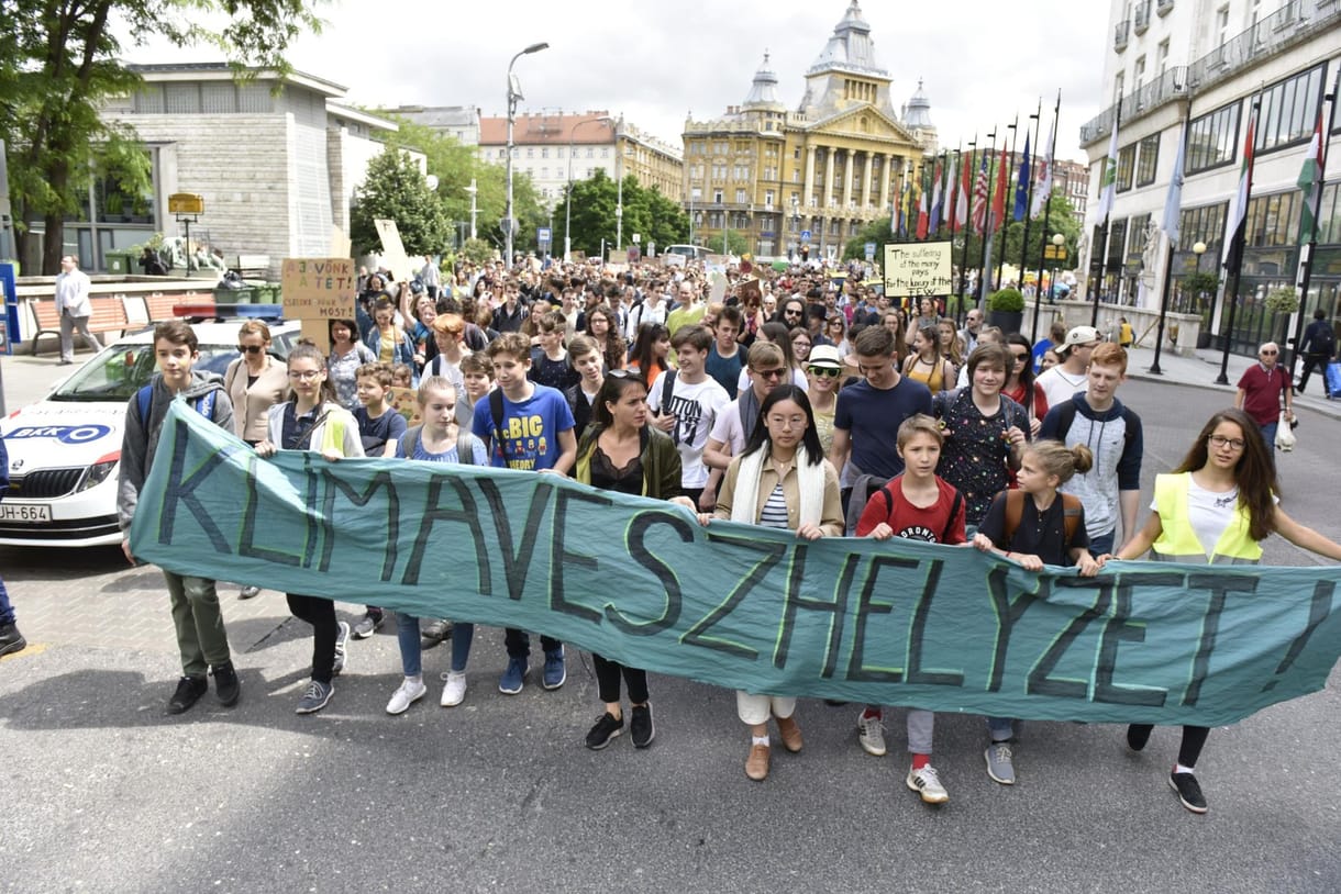 A klímasztrájk miatt forgalomkorlátozásra kell készülni Budapesten