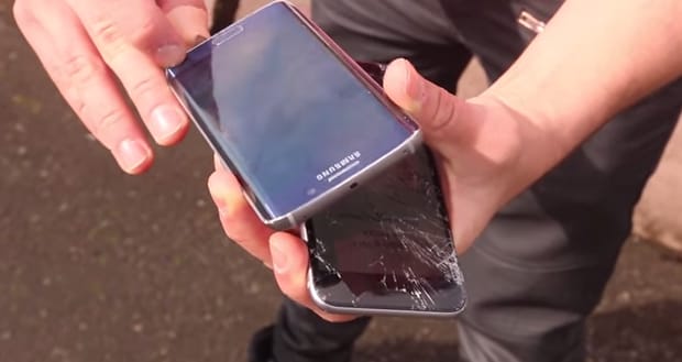 iPhone 6 vs. Galaxy S6 edge: brutális ejtésteszt