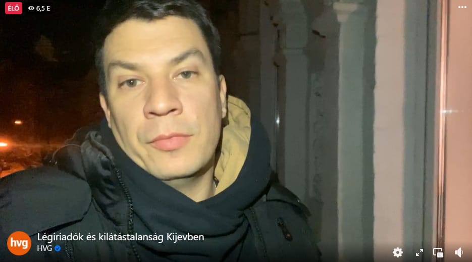 Bihari Ádám Kijevből: A belvárosban még nincs harci tevékenység