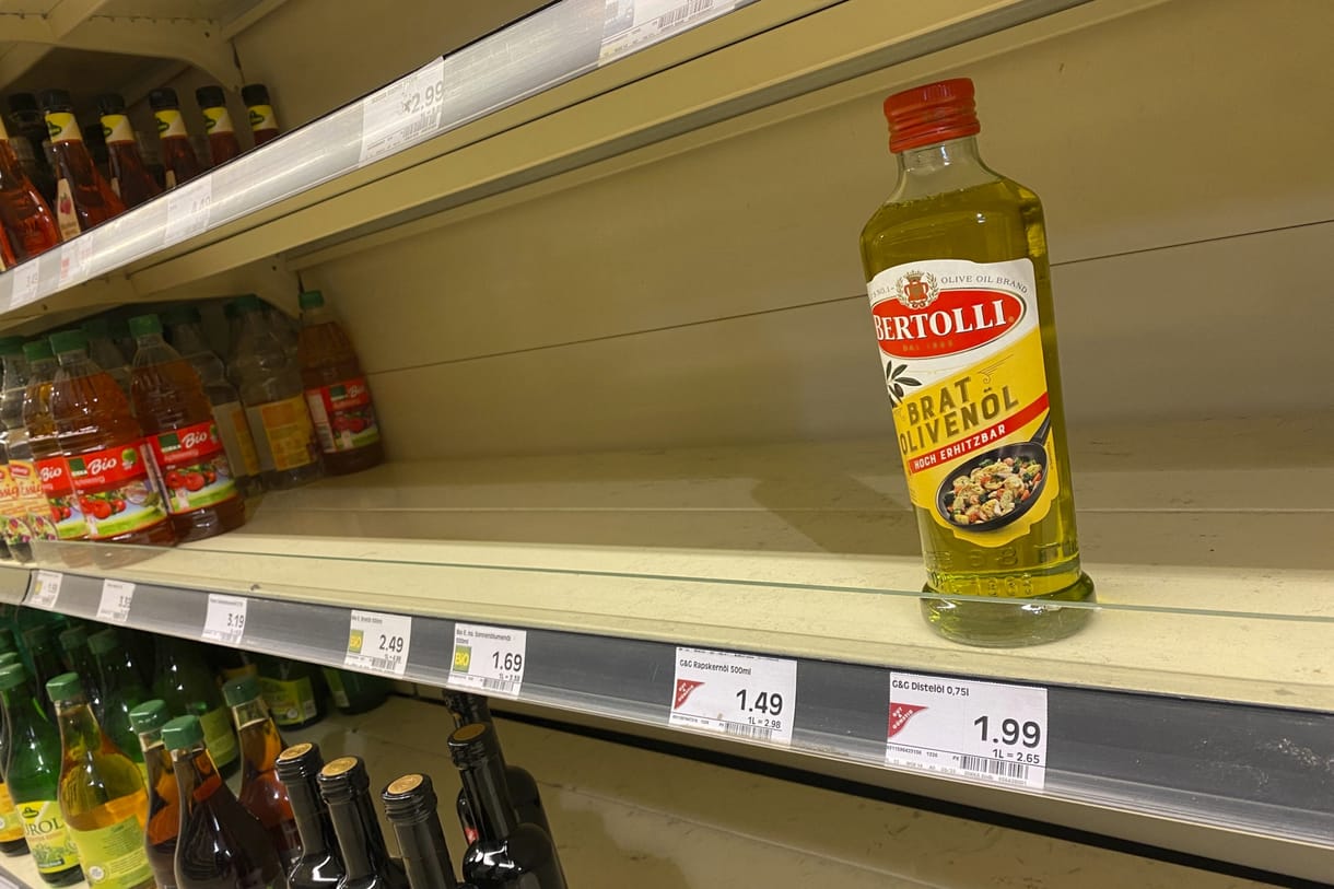 Németországban már pánikszerűen vásárolják fel az emberek az étolajat