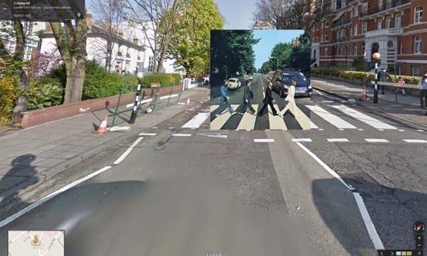 Fantasztikus látvány: klasszikus albumborítók a Street View-n