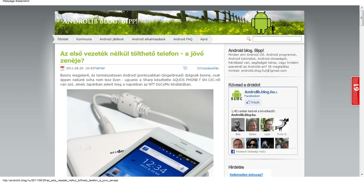 Megérkezett az első vezeték nélkül tölthető telefon