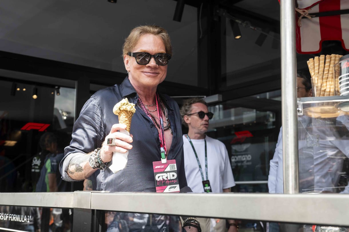 Axl Rose a házban: a celebek kivonultak a Hungaroringre
