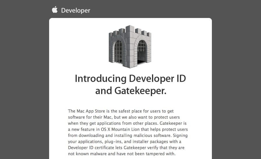 Developer ID beszerzésére buzdítja az Apple a fejlesztőket