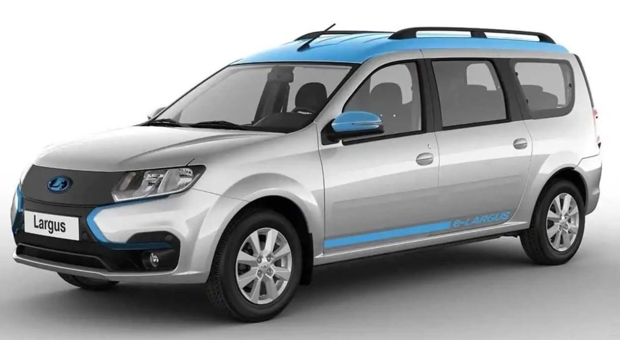 A hétszemélyes Dacia Logan orosz változatából farag villanyautót a Lada