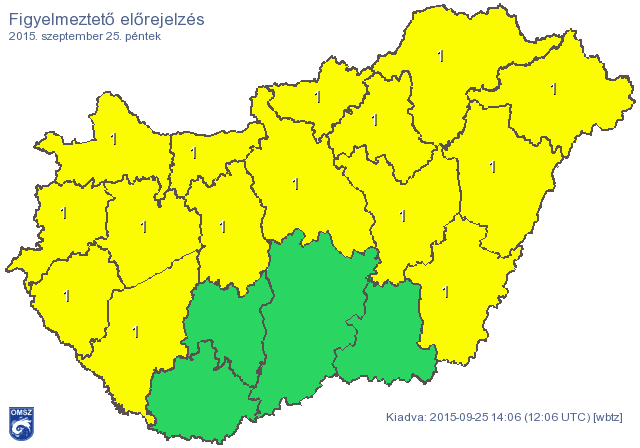 Riasztást is kiadtak a szélsőséges időjárás miatt – térkép