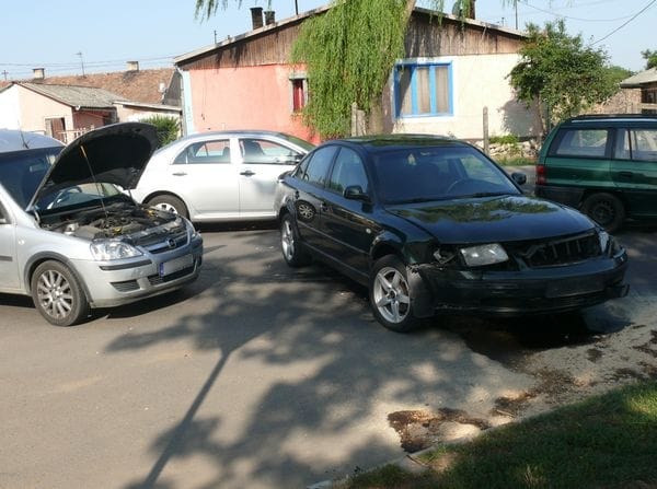 Nem adott elsőbbséget a passatos az Opelnek – fotó