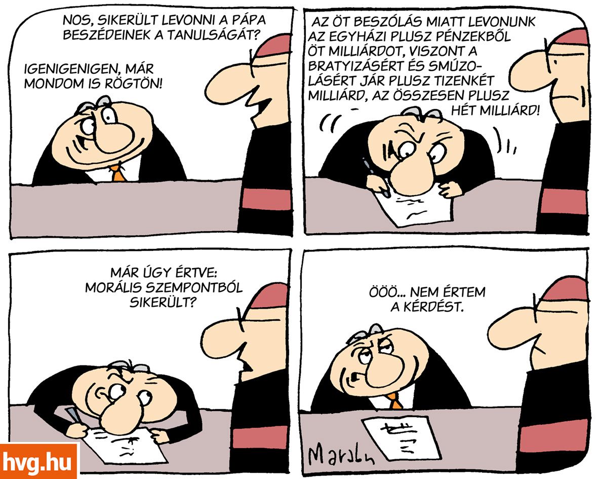 Marabu Féknyúz: Pápai elszámolás