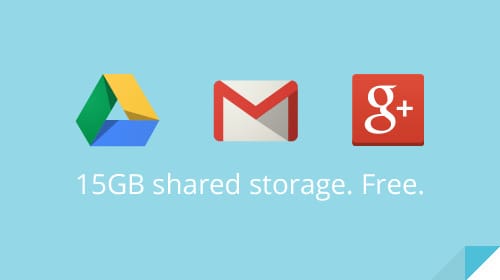 Megjött a 15 GB-os tárhely a Google-nél