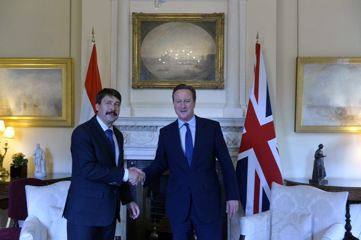 Áder zöld kérdésekről egyeztetett Cameronnal