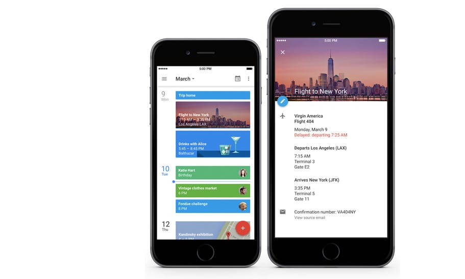 Ha iPhone-ja van, töltse le: gyönyörű lett a Google új naptár alkalmazása