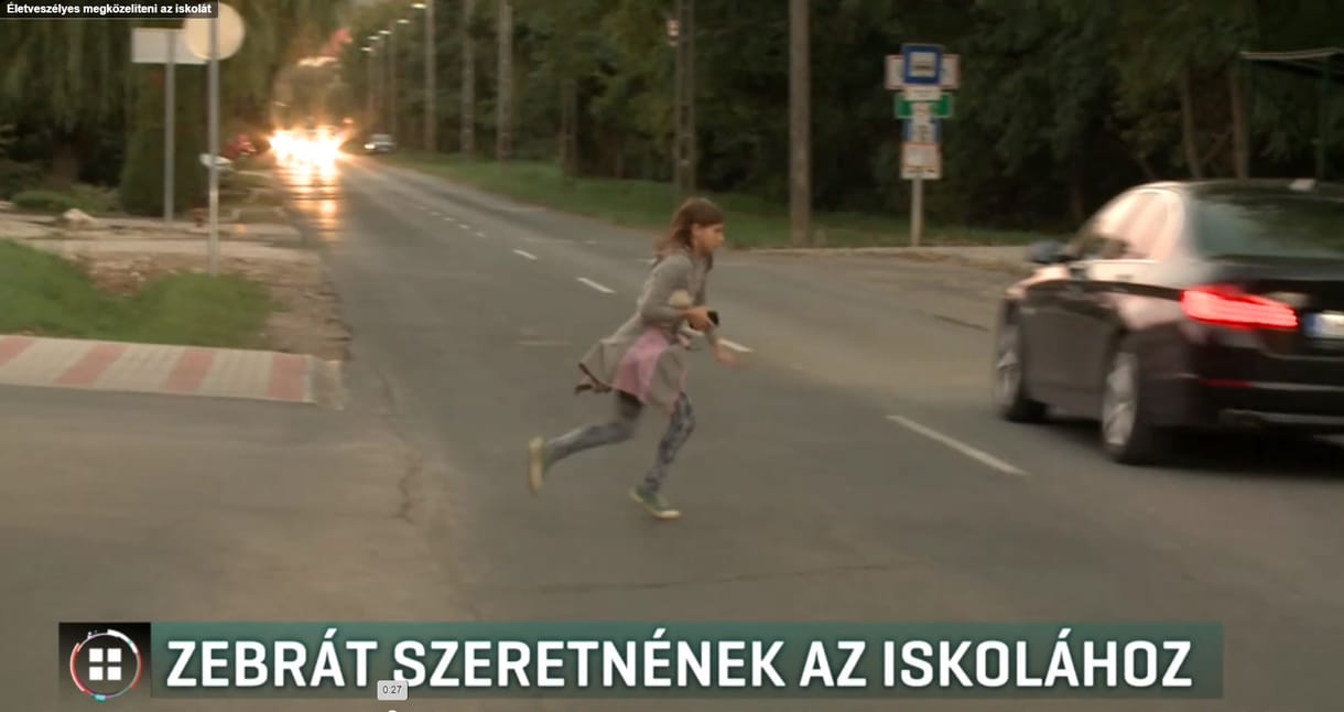 Életveszélyes megközelíteni az új pilisborosjenői iskolát