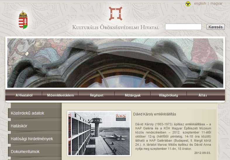 Index: megszüntetik a Kulturális Örökségvédelmi Hivatalt