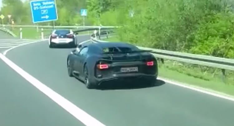 Videó: Már gurul a Bugatti Veyron utódjának első próbaváltozata
