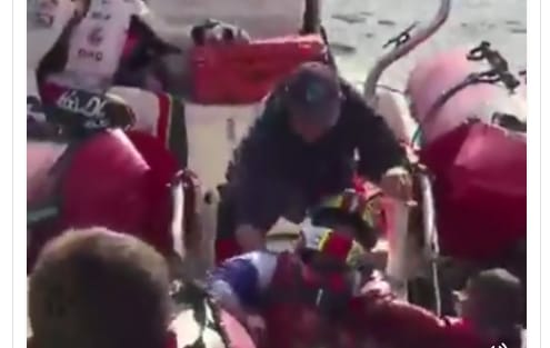 Magyar vízimentők hajtottak végre bravúros mentést Litvániában - videó