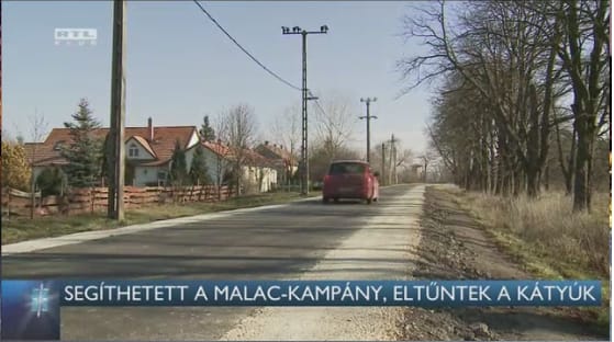 Malacos kampányuk hozhatott új utat az albertkázmérpusztaiaknak