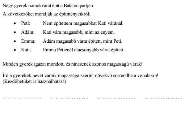 Két 4.-eseknek szóló matekpélda - ön meg tudja oldani?