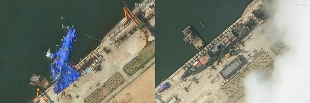 Megrongálódott Észak-Koreában egy hadihajó, miközben vízre bocsátották, a felelősöket „megbüntetik”