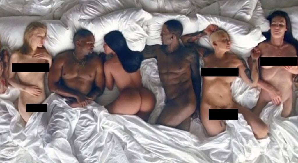 Kanye West kiállította Rihanna és Donald Trump meztelen testét
