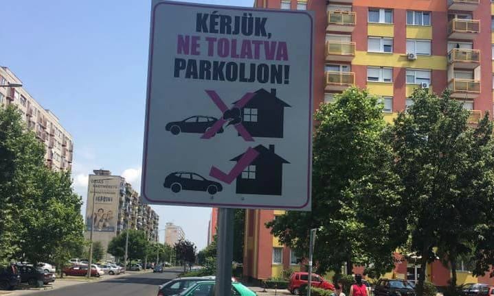 Ezért kell jól megnézni, hová parkol le az ember - fotó