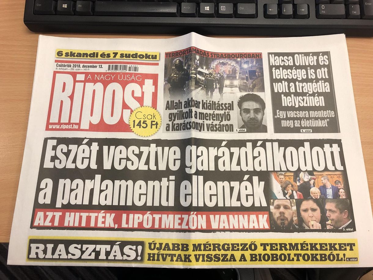 Elmebetegekhez hasonlította a Ripost az ellenzéki képviselőket
