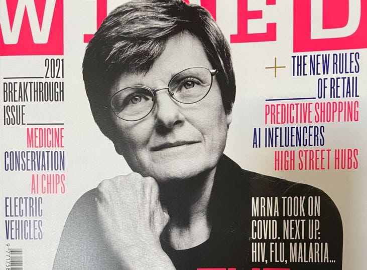 Karikó Katalint tette címlapjára a Wired