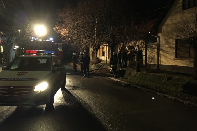 A karjában hozott ki egy rendőr egy mozgáskorlátozott nőt az égő házból