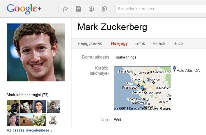 A Google + alatt is elérhető a Facebook?