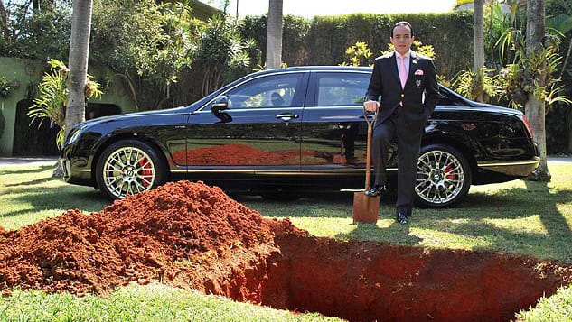 Eltemeti százmilliós Bentley-jét egy brazil üzletember, hogy halála után is használhassa