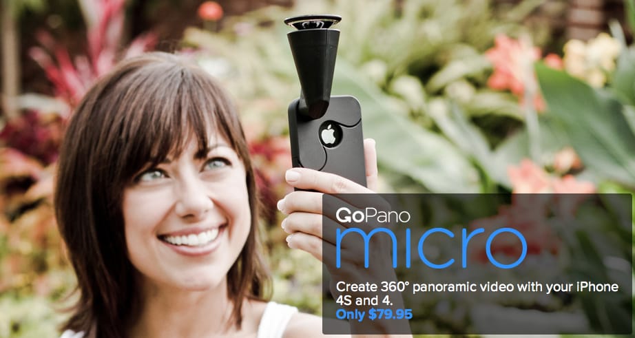 GoPano micro: interaktív panorámavideók készítése az iPhone-nal