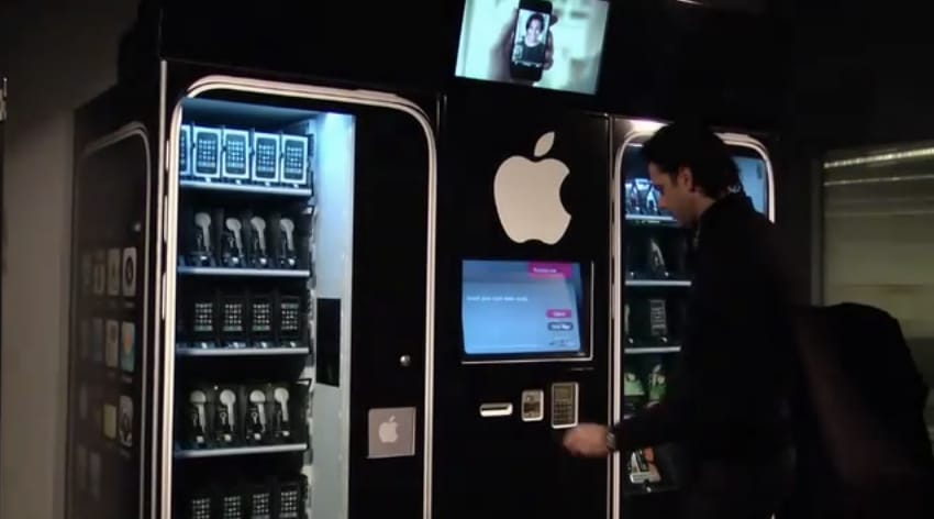Vásároljunk iPhone-t és iPodot utcai automatából [videó]