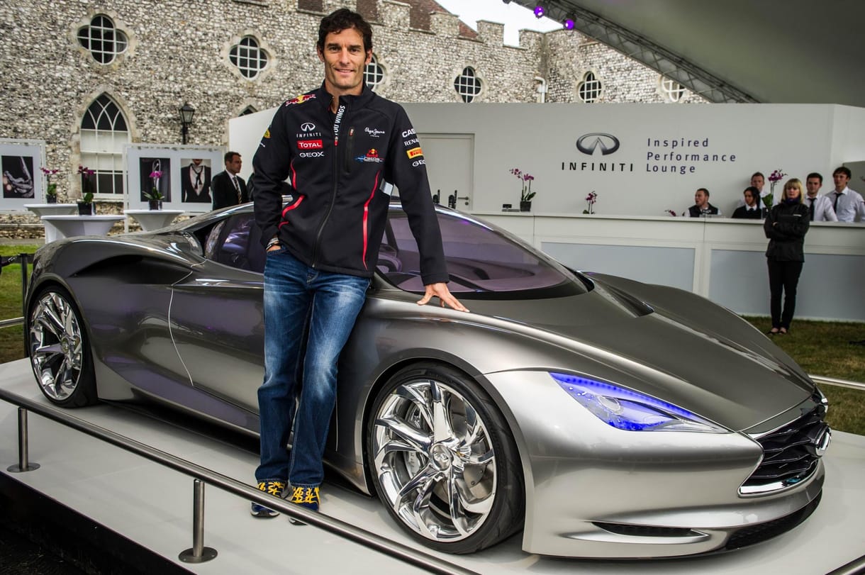 Mark Webber tesztelte az új Infinitit