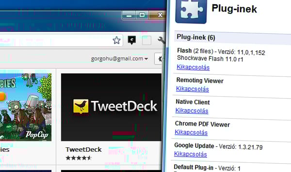Így tilthatjuk le a Chrome Flash Player és PDF viewer moduljait
