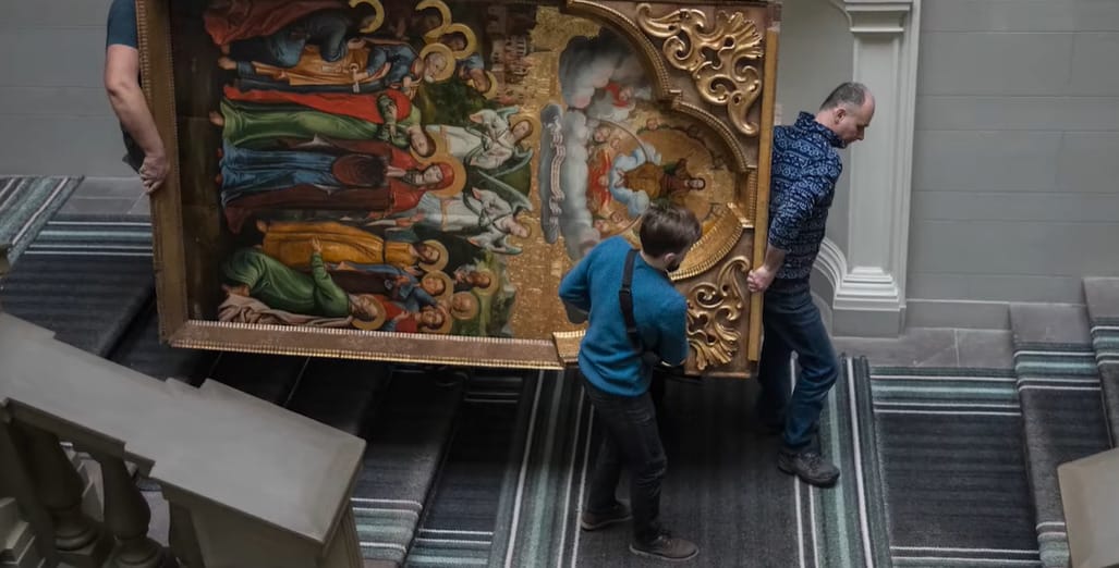 Menekítik a műkincseket az orosz támadás elől az ukrán nemzeti múzeumban
