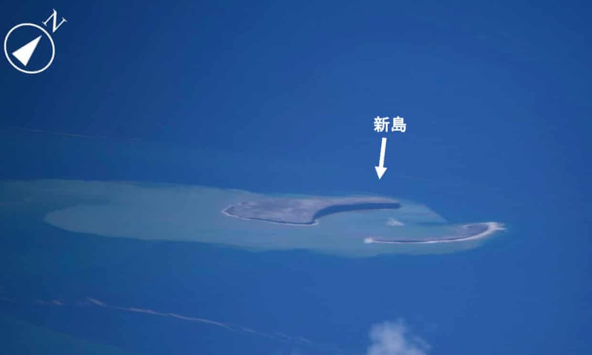 Egy 1 km-es, C-alakú új sziget bukkant elő Japánban
